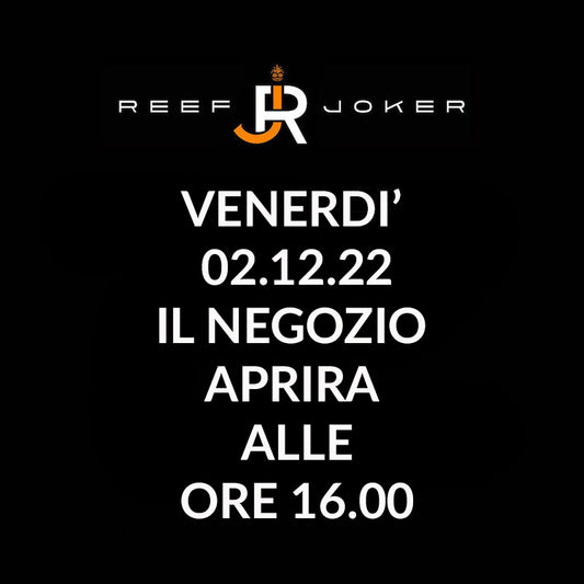 Venerdì 02.12.22 Orario apertura